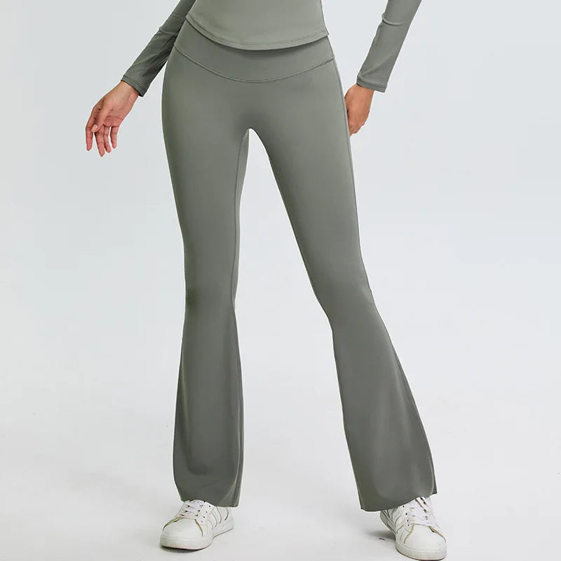 Flare High-Waist Seamless Yoga Legging