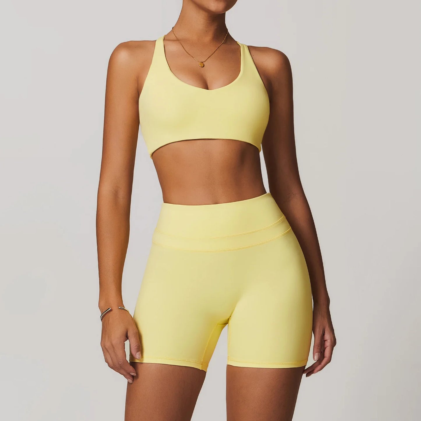 Seamless Crop & High-Waist Set