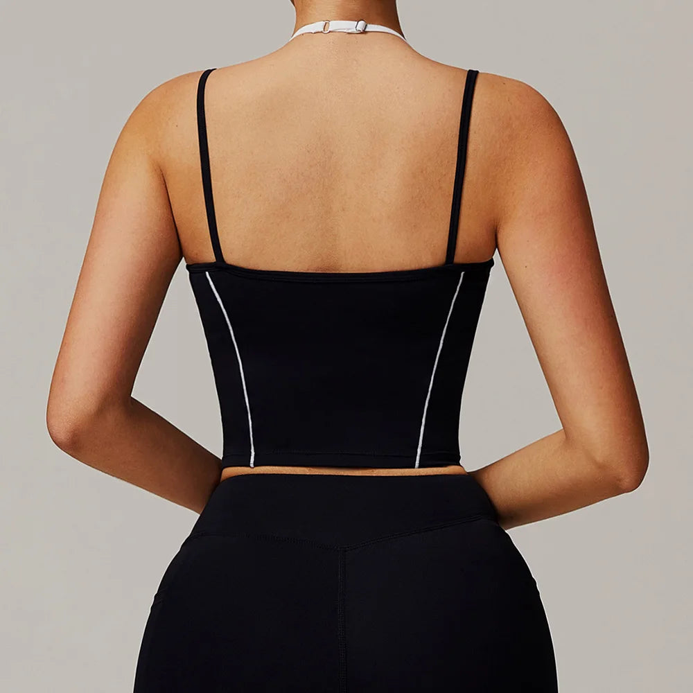 Seamless Push-Up Crop Bra