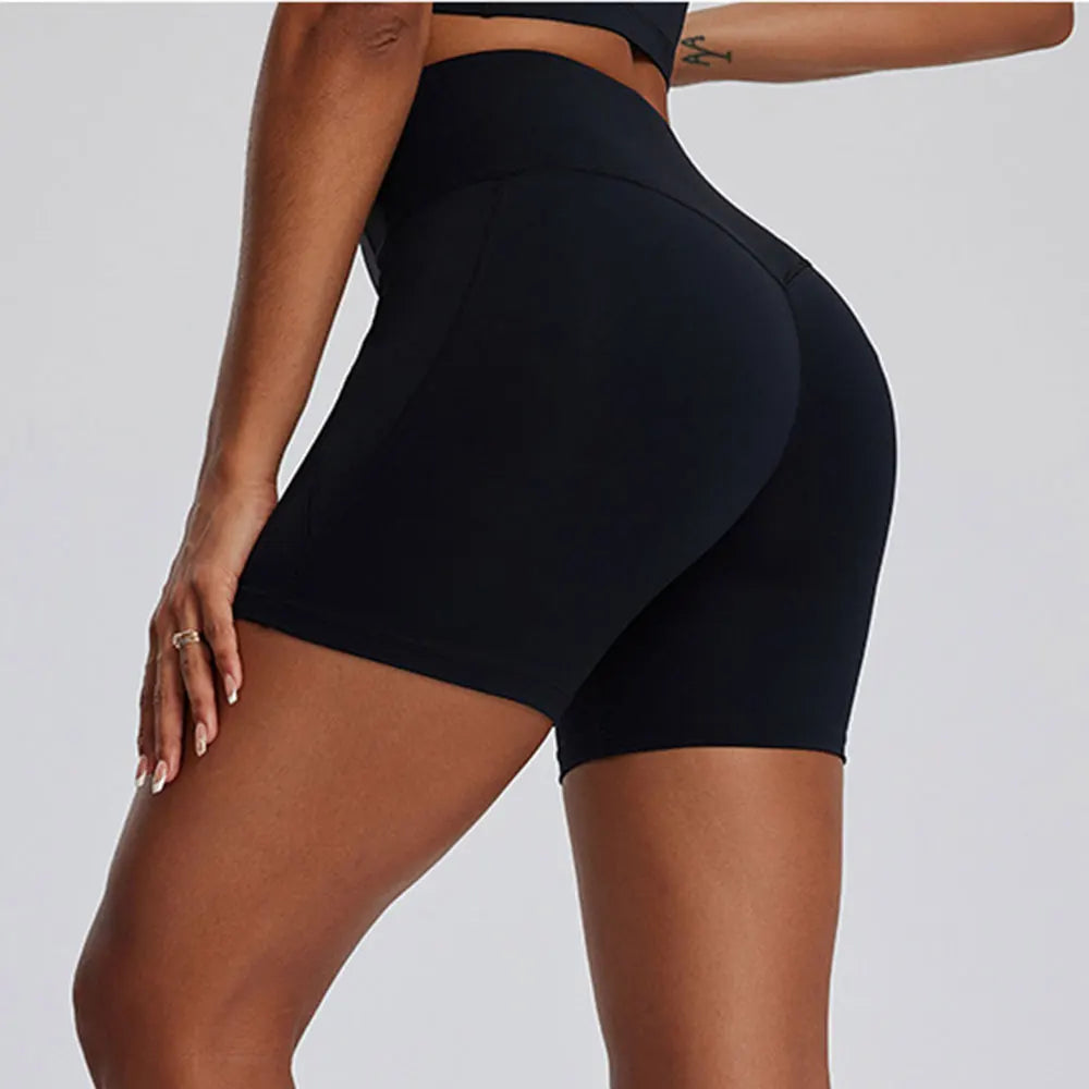 High Waist Yoga Sports Shorts