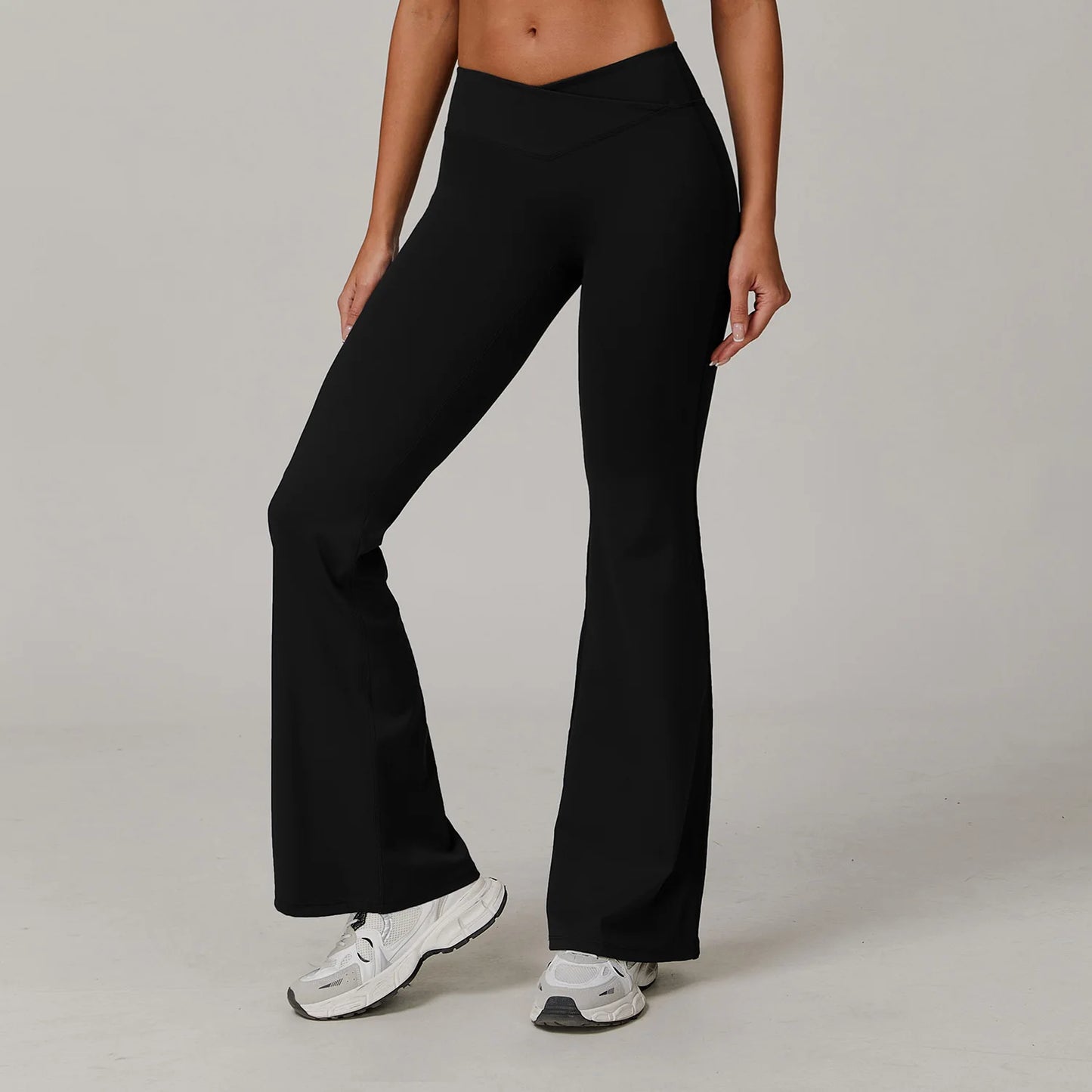 High Waist Bell-Bottom Leggings
