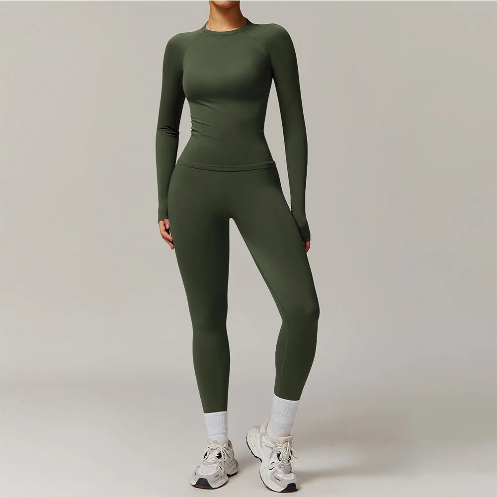 Seamless 2-Piece Yoga Set