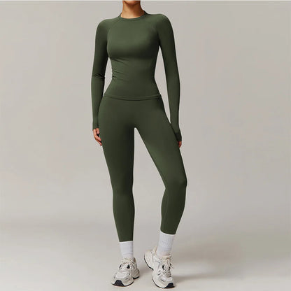 Seamless 2-Piece Yoga Set