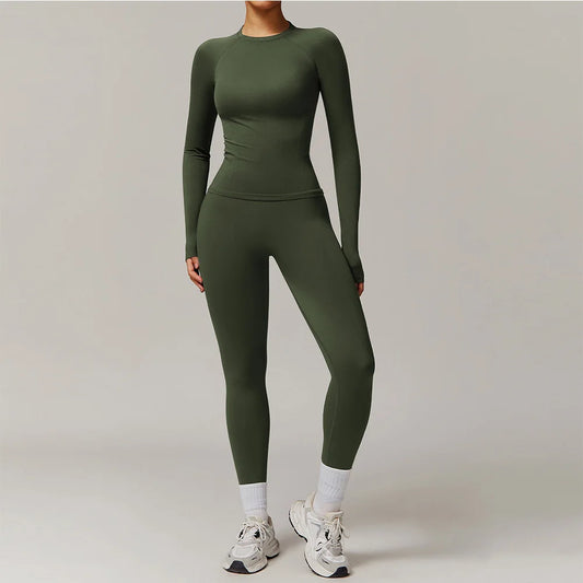 Seamless 2-Piece Yoga Set