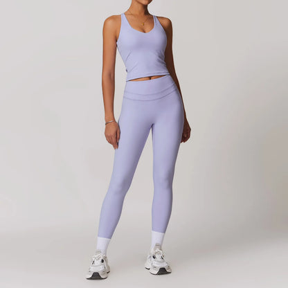 Seamless Crop & High-Waist Set