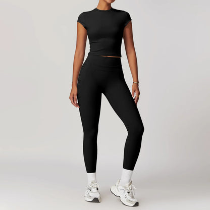 Seamless Crop & High-Waist Set