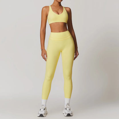 Seamless Crop & High-Waist Set