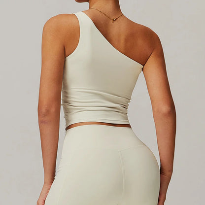 Single Shoulder Push-Up Bra