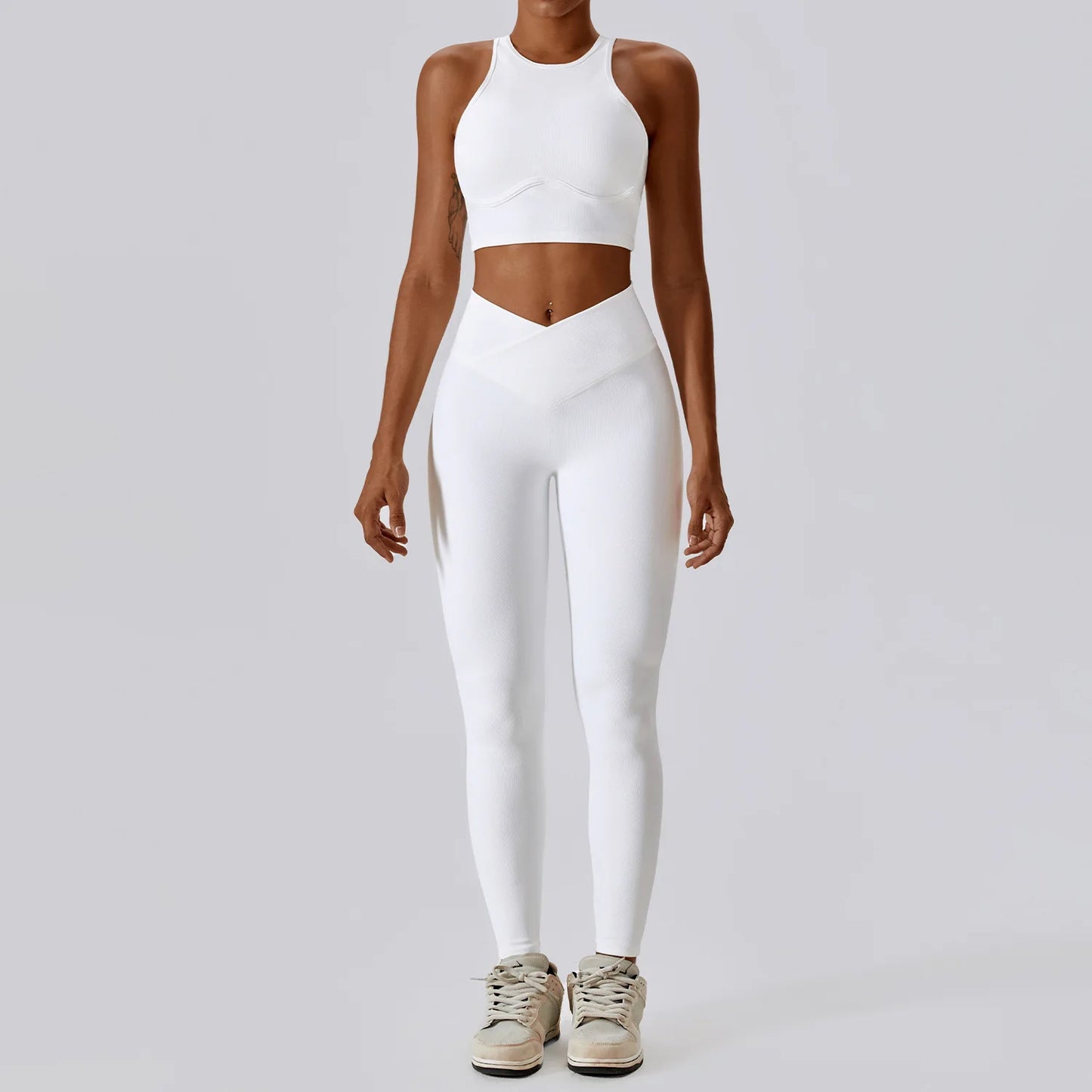 Ribbed Seamless Yoga Set