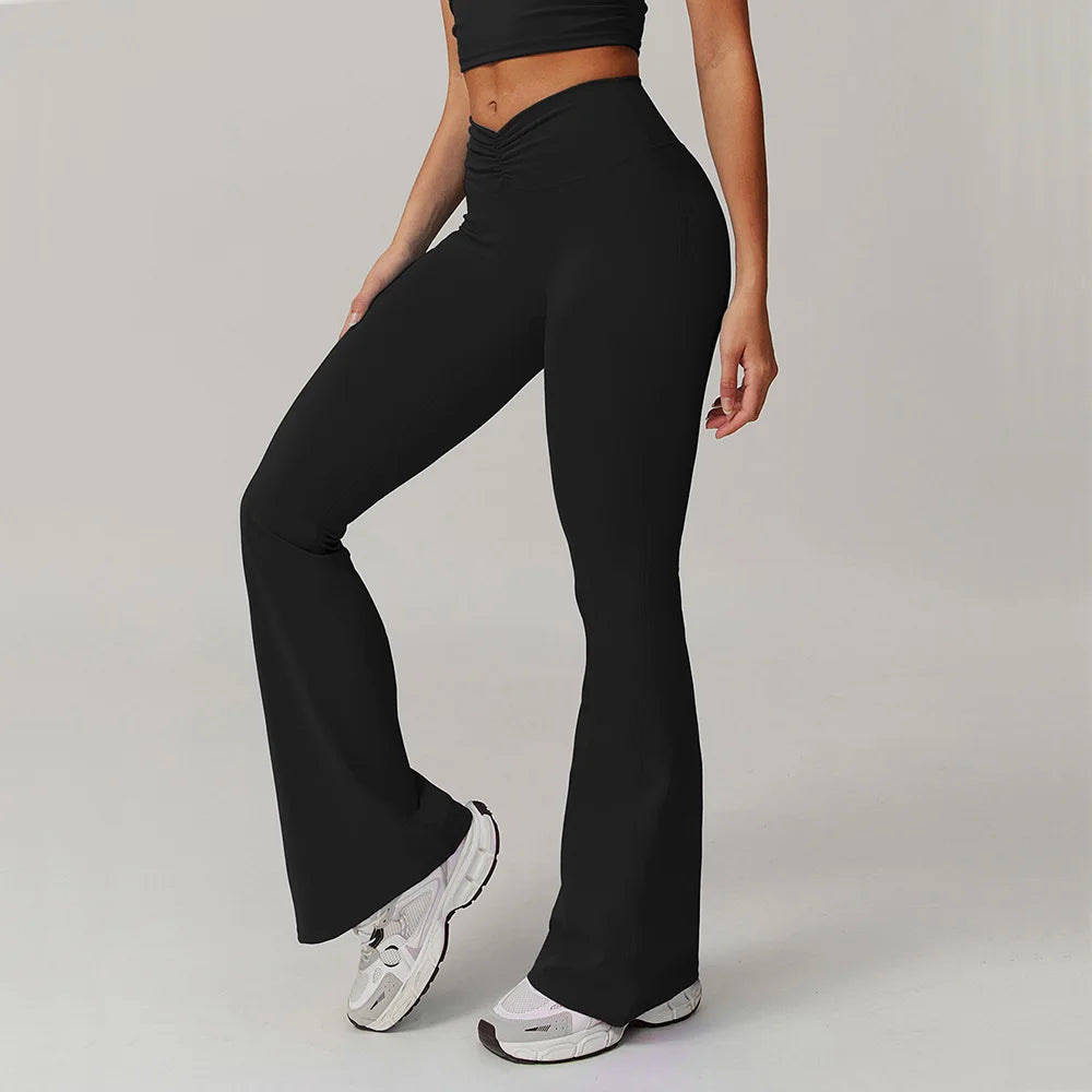 High Waist Wide Leg Pants