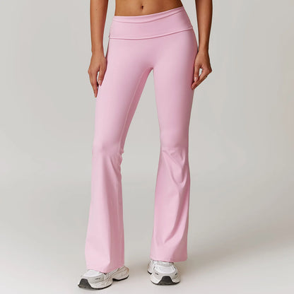 High Waist Bell-Bottom Leggings