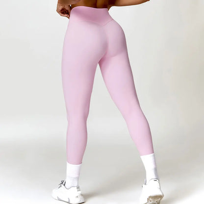 Seamless High Waist Scrunch Leggings