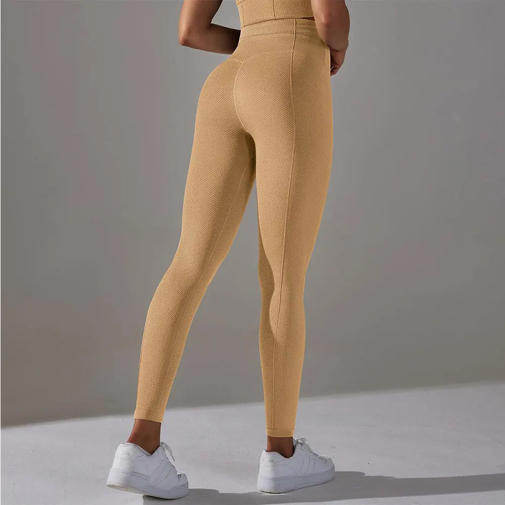 Scrub Seamless Ribbed Yoga Legging