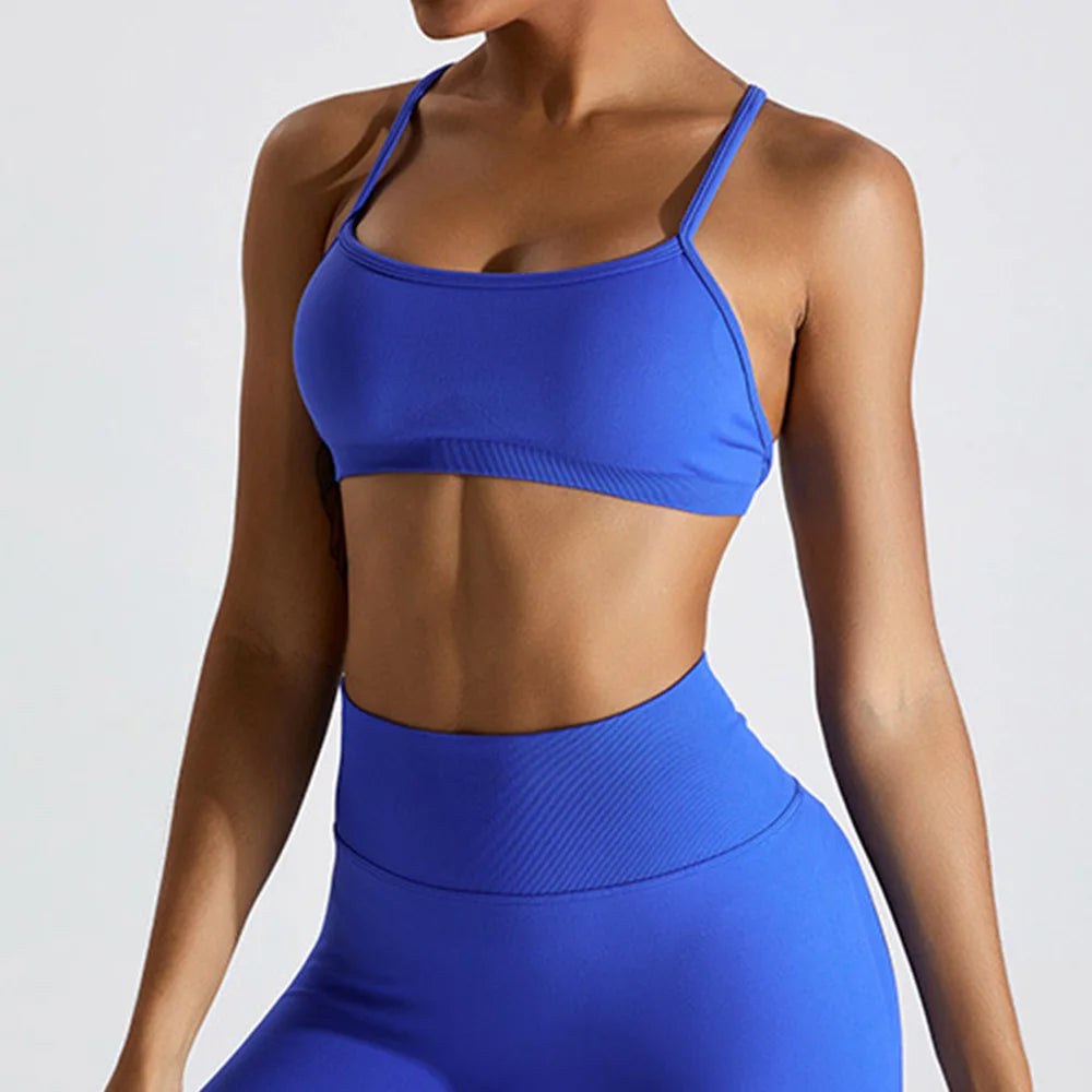 Seamless Crossback Push-Up Bra