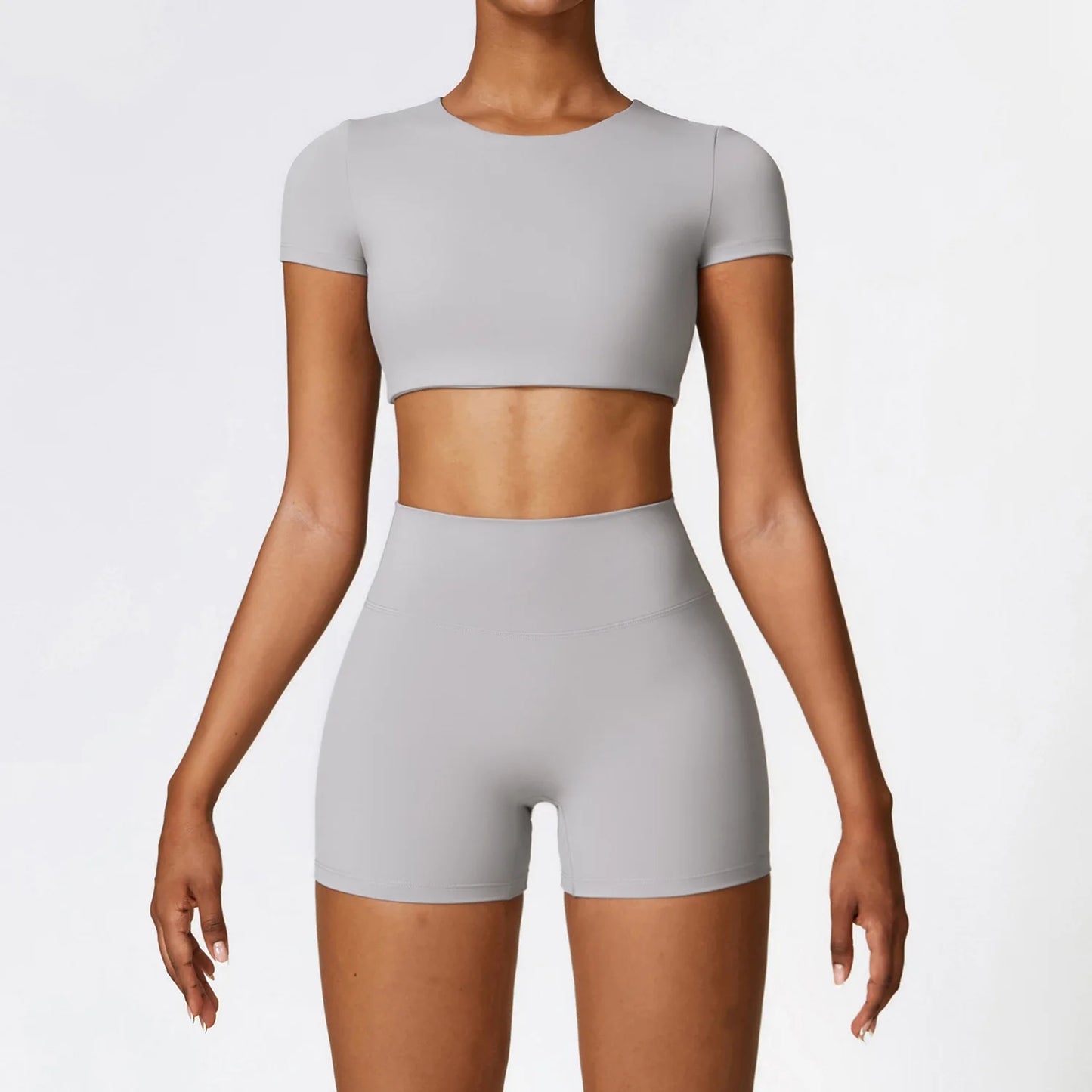 Seamless 2-Piece Yoga Set — Crop & Leggings