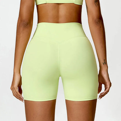 Breathable High Waist Fitness Shorts
