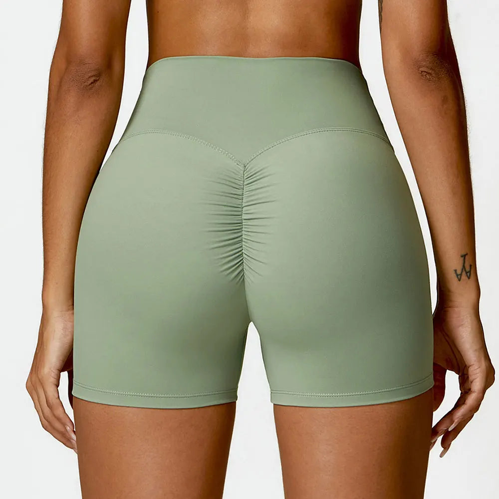 Breathable Scrunch Workout Shorts