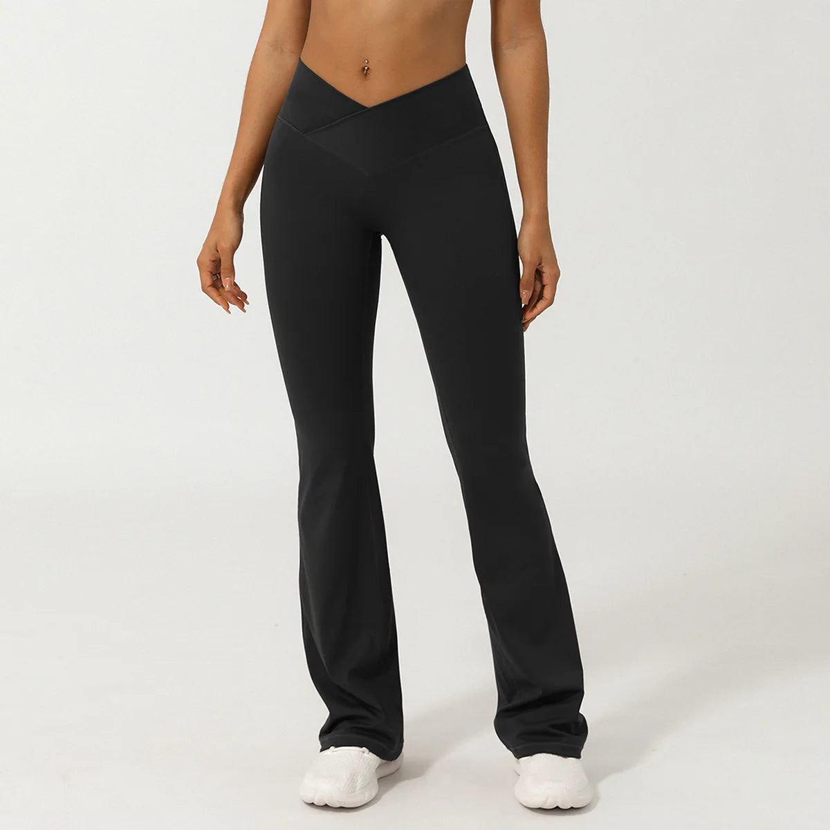 High Waist Bell-Bottom Leggings