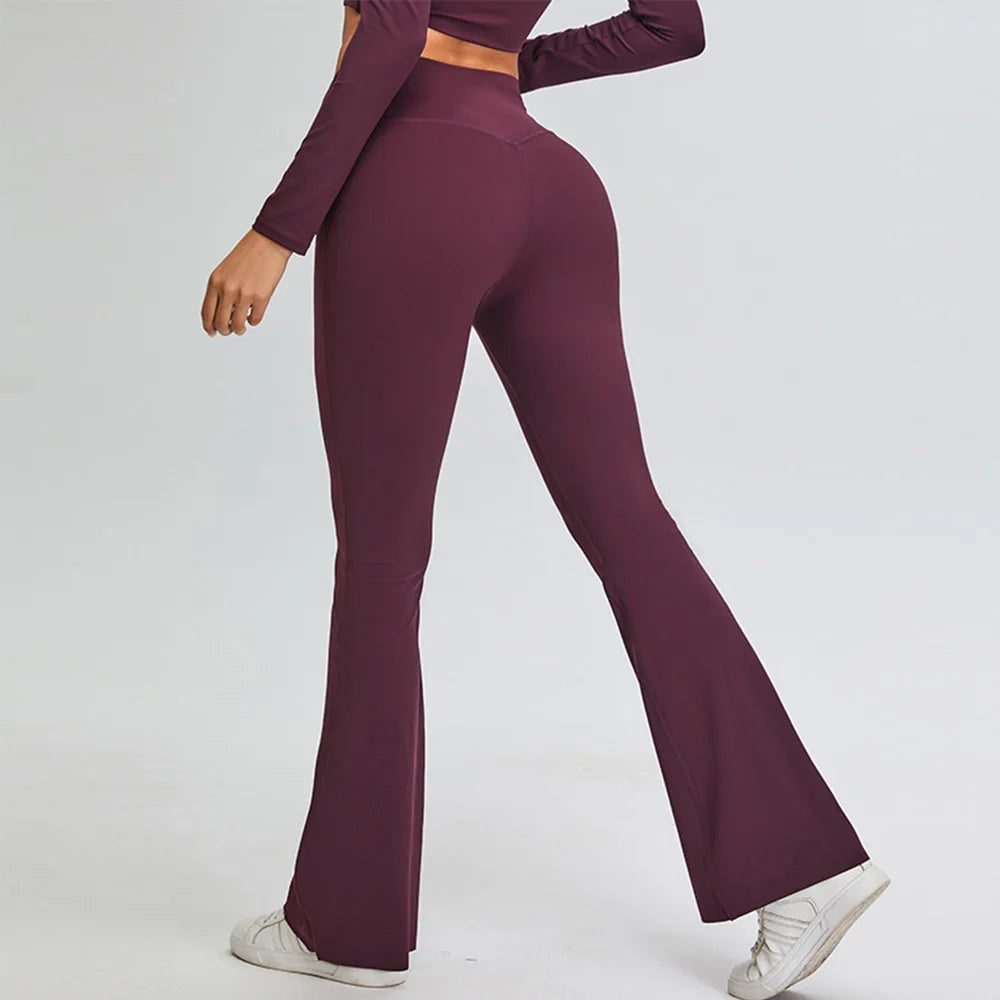 Flare High-Waist Seamless Yoga Legging
