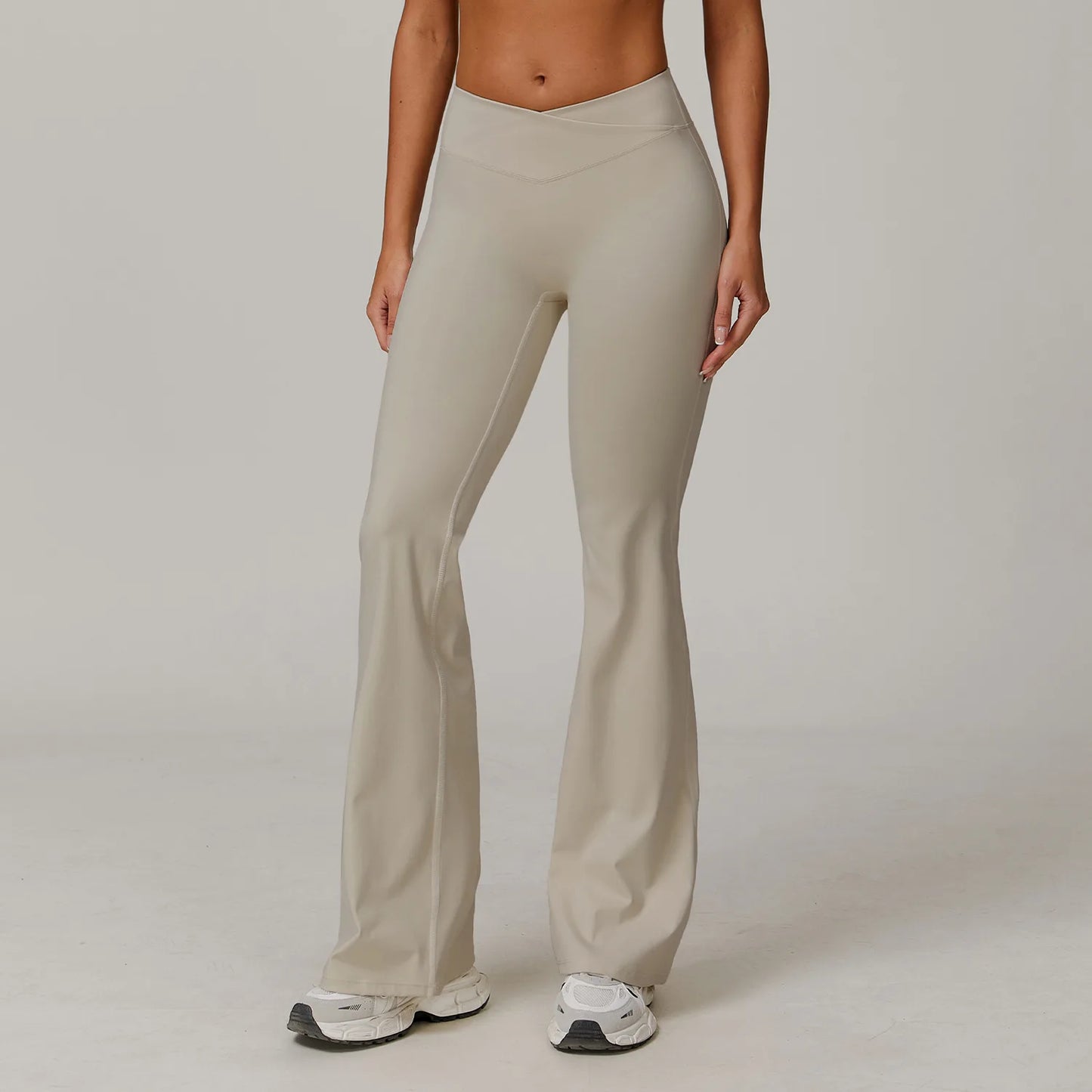 High Waist Bell-Bottom Leggings