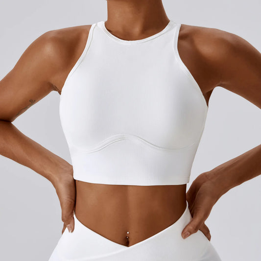 Ribbed Push-Up Sports Bra