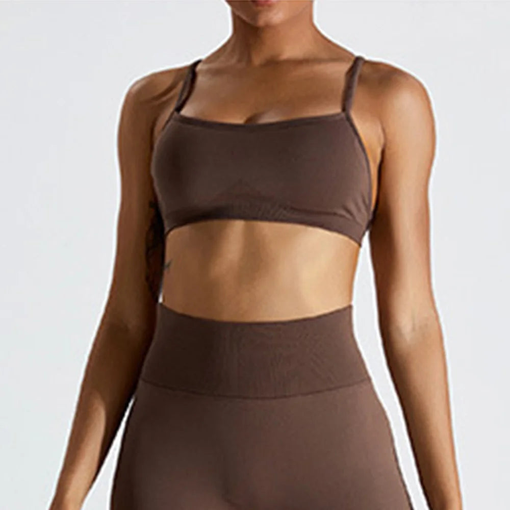 Seamless Crossback Push-Up Bra