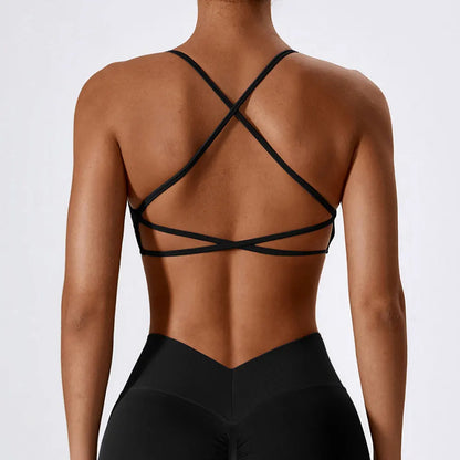 Cross Strap Push-Up Bra
