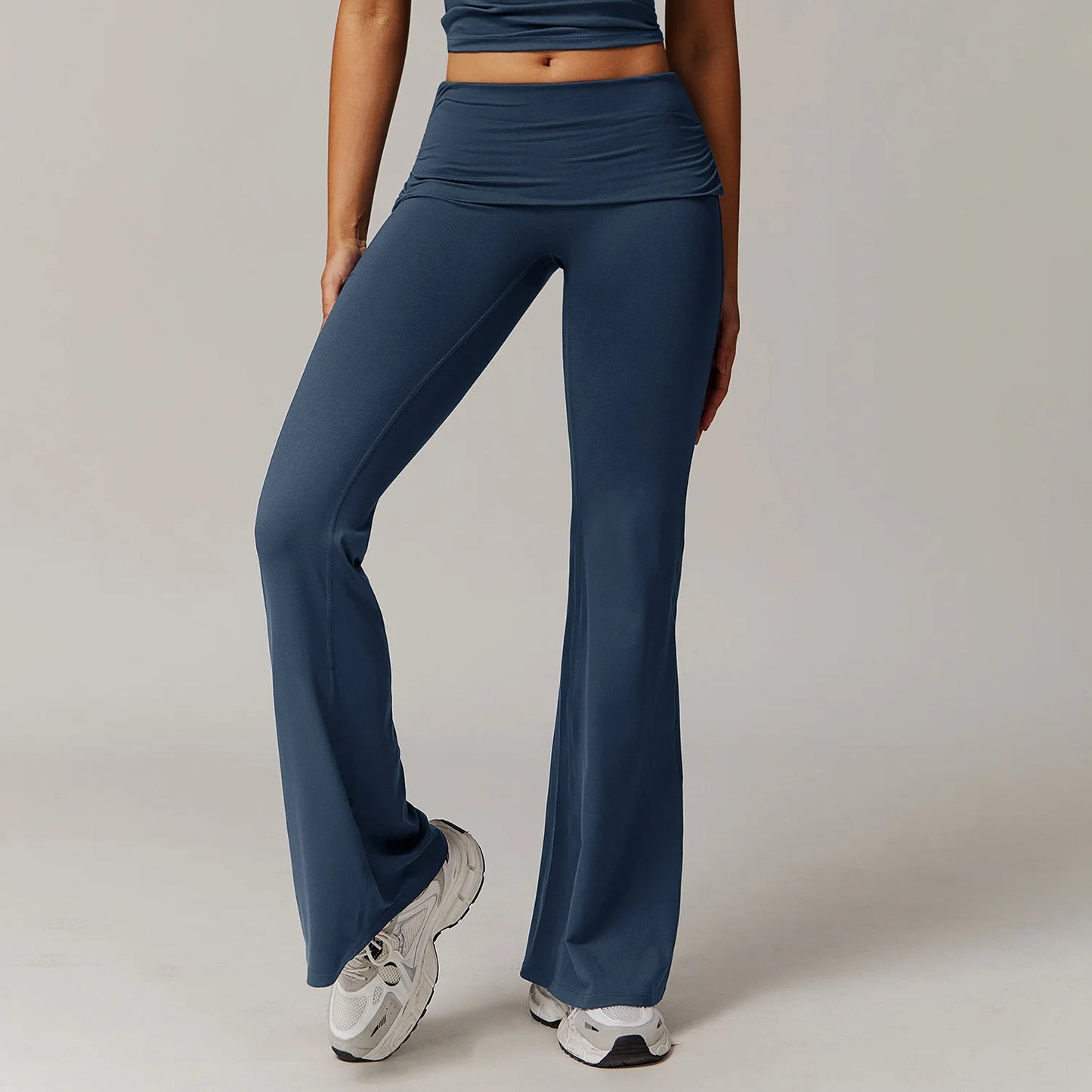 High Waist Bell-Bottom Leggings