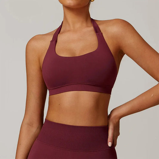 Halter Neck Seamless Bra