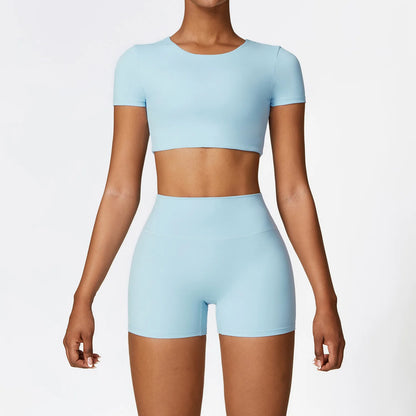 Seamless 2-Piece Yoga Set — Crop & Leggings