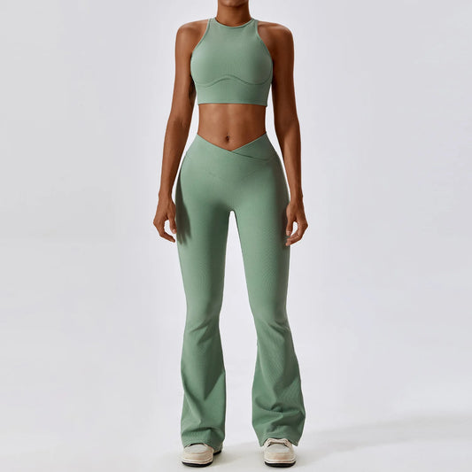 Ribbed Seamless Yoga Set