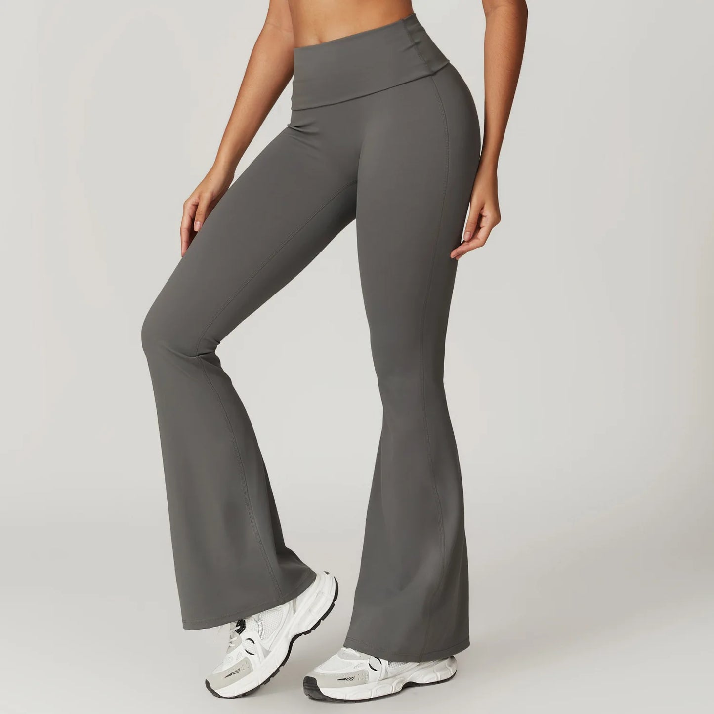 High Waist Bell-Bottom Leggings
