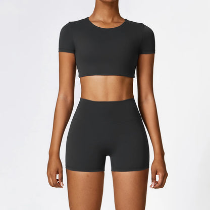 Seamless 2-Piece Yoga Set — Crop & Leggings