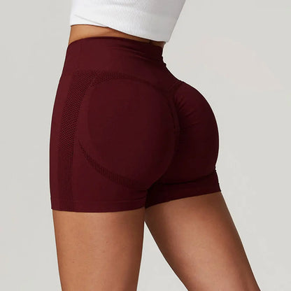 Seamless High Waist Yoga Shorts