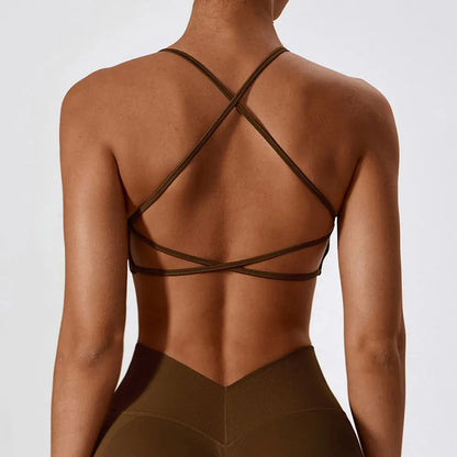 Cross Strap Push-Up Bra