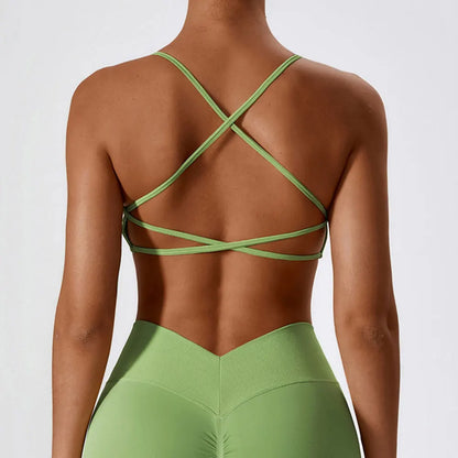Cross Strap Push-Up Bra