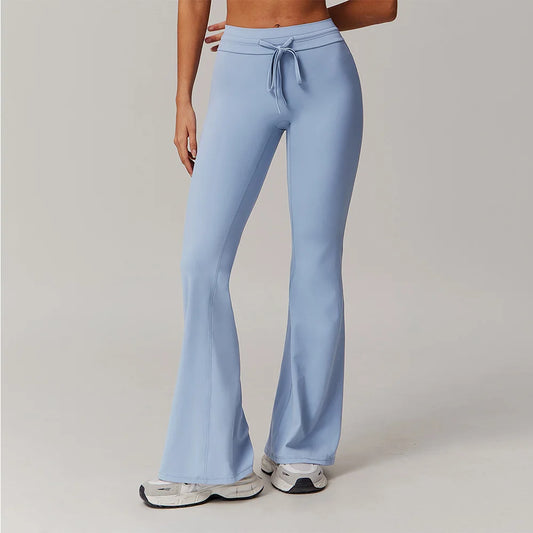 High Waist Bell-Bottom Leggings