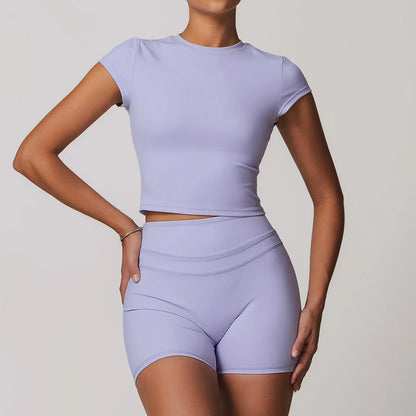 Seamless Crop & High-Waist Set