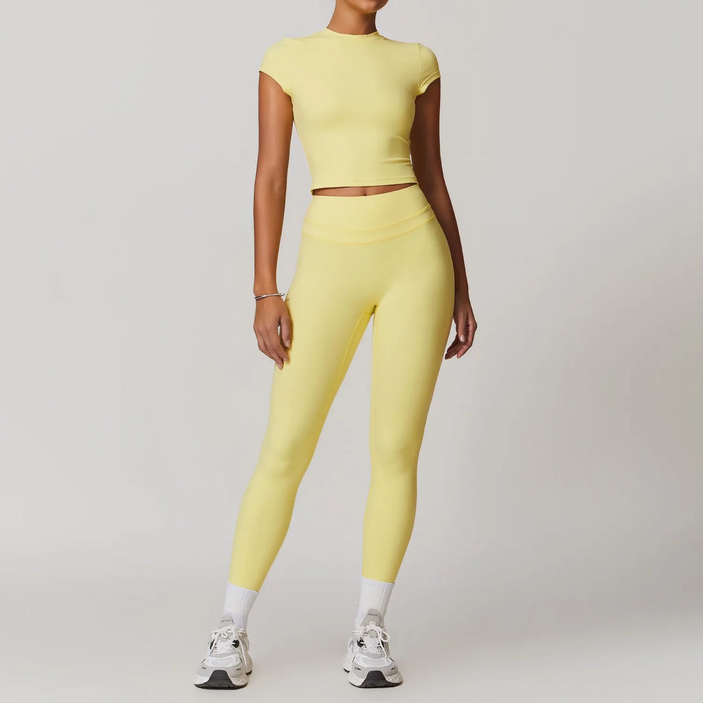 Seamless Crop & High-Waist Set