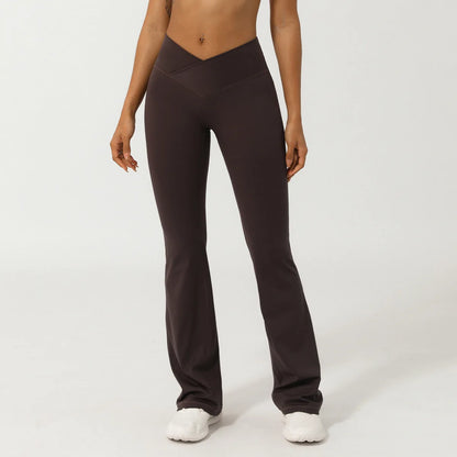 High Waist Bell-Bottom Leggings