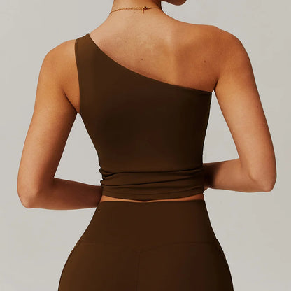 Single Shoulder Push-Up Bra