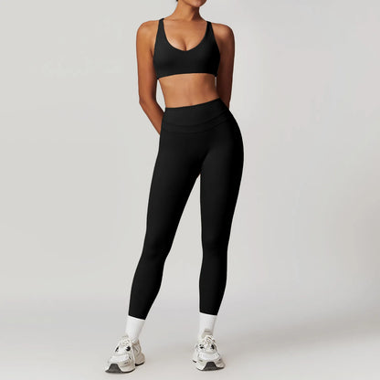 Seamless Crop & High-Waist Set