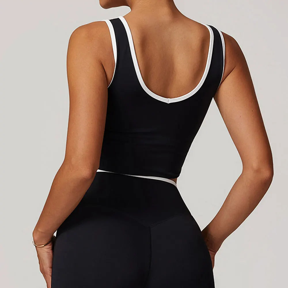 Backless Push-Up Sports Bra