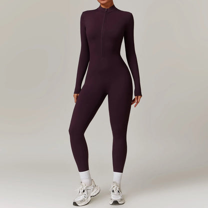 Zip Flex Jumpsuit