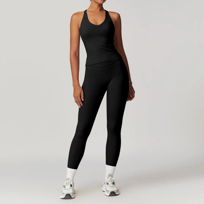 Seamless Crop & High-Waist Set