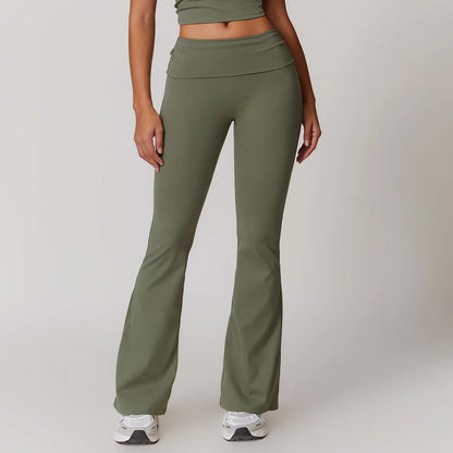 High Waist Bell-Bottom Leggings