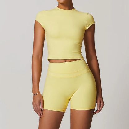 Seamless Crop & High-Waist Set