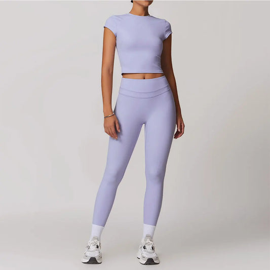 Seamless Crop & High-Waist Set
