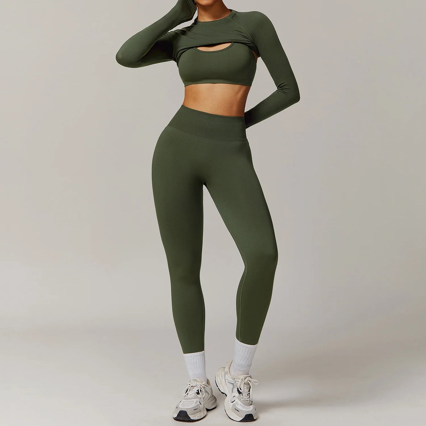Seamless 2-Piece Yoga Set