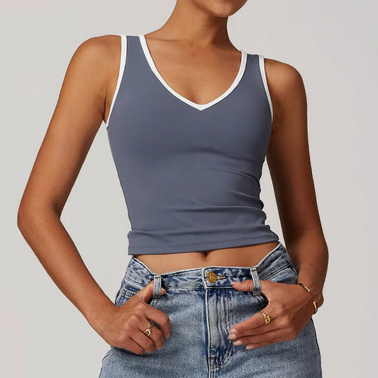 Backless Push-Up Sports Bra